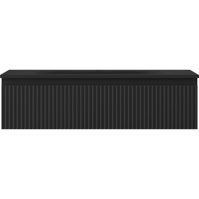 Mexen Rivel vannitoa kapp 90 cm kraanikausiga Vela, 1 sahtel, sooneline, must matt - 91A20-09023-1-BF71-W23M71