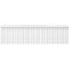 Mexen Rivel Badezimmermöbel 100 cm mit Waschbecken Vela, 1 Schublade, gerillt, weiß matt - 91A20-10023-1-BF01-W23M01
