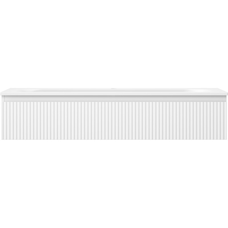 Mexen Rivel vannitoakapp 120 cm valamu Vela, 1 sahtel, soonik , valge matt - 91A20-12023-1-BF01-W23M01