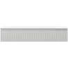 Mexen Rivel Badschrank 120 cm mit Waschbecken Vela, 1 Schublade, geriffelt, grau matt/weiß matt - 91A20-12023-1-BF62-W23M01
