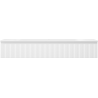 Mexen Rivel Badezimmerschrank 140 cm mit Waschbecken Vela, 1 Schublade, geriffelt, weiß matt - 91A20-14023-1-BF01-W23M01