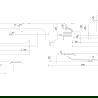 Mexen Rivel badkamerkast 140 cm met wastafel Vela, 1 lade, geribbeld, zwart mat - 91A20-14023-1-BF71-W23M71