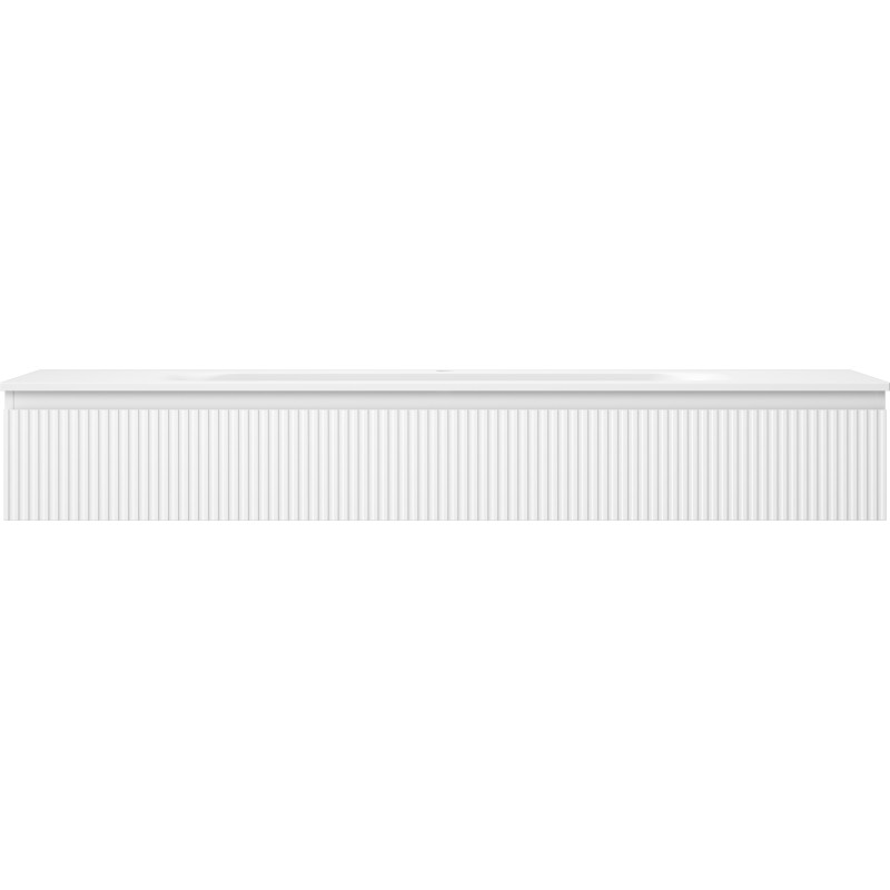 Mexen Rivel 160 cm vannitoakapp Vela valamu, 1 sahtel, sooniline, valge matt - 91A20-16023-1-BF01-W23M01