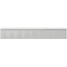 Mexen Rivel szafka łazienkowa 140 cm z umywalką Vela, 1 szuflada, ryflowana , szara mat/biała mat - 91A20-16023-1-BF62-W23M01