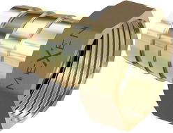 Mexen BRASS misiņa šļūtenes savienotājs 3/8 GW x 12 mm - W97422-3812