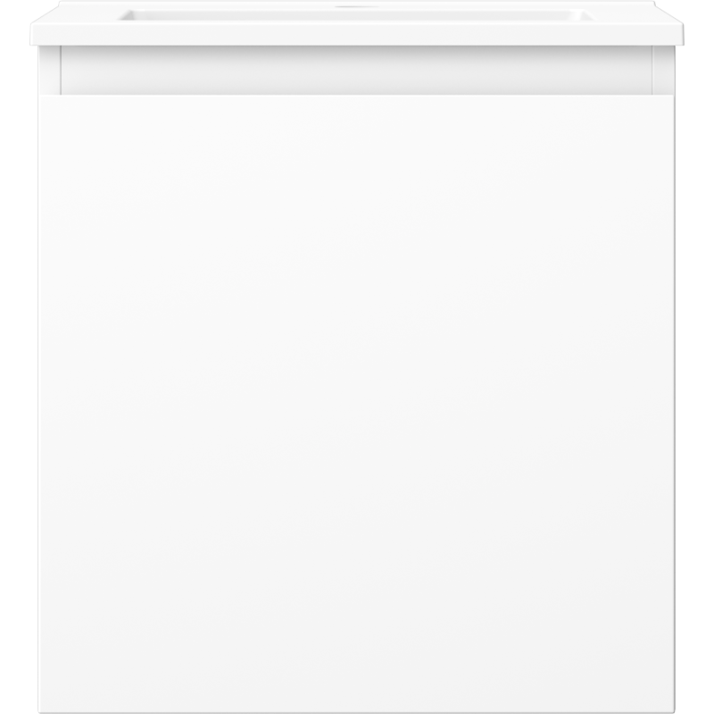 Mexen Orio bathroom cabinet 45 cm with Otis sink, 1 drawer, white matte - 91A10-04547-1-BF01-W18M01