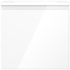 Mexen Orio badkamerkast 50 cm met wastafel Otis, 1 lade, wit glans - 91A10-05047-1-BF00-W18M00