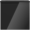 Mexen Orio bathroom cabinet 50 cm with Otis sink, 1 drawer, black gloss/black matte - 91A10-05047-1-BF70-W18M71