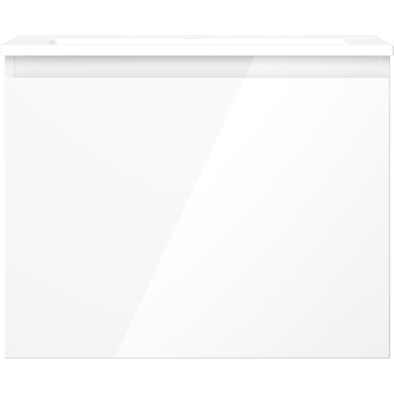 Mexen Orio mobile bagno 60 cm con lavabo Otis, 1 cassetto, bianco lucido - 91A10-06047-1-BF00-W18M00