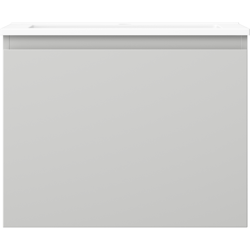 Mexen Orio armário de casa de banho 60 cm com lavatório Otis, 1 gaveta, cinza mate/branco mate - 91A10-06047-1-BF62-W18M01