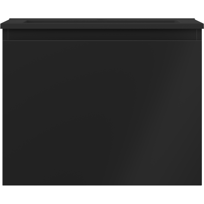 Mexen Orio mobiletto da bagno 60 cm con lavabo Otis, 1 cassetto, nero opaco - 91A10-06047-1-BF71-W18M71