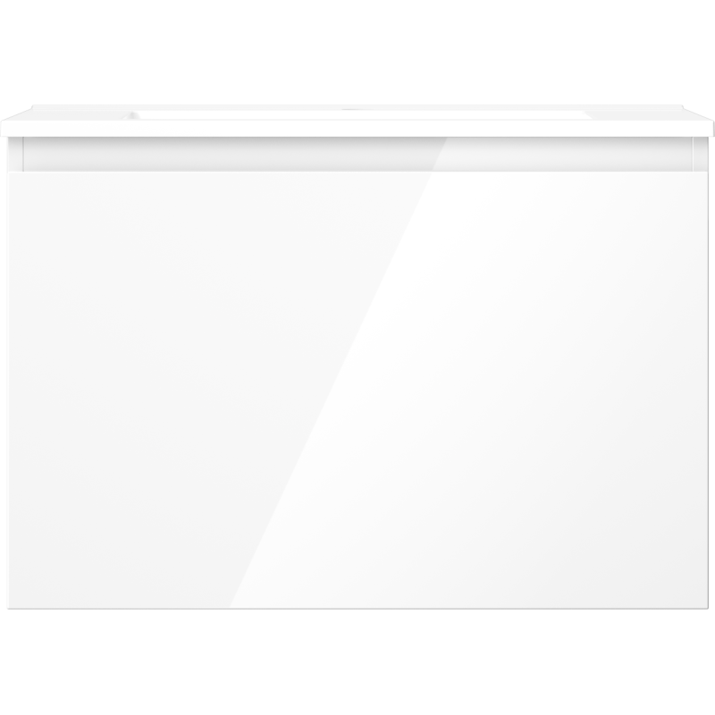 Mexen Orio badkamerkast 70 cm met wastafel Otis, 1 lade, wit glans - 91A10-07047-1-BF00-W18M00