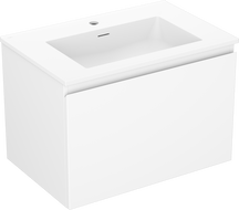 Mexen Orio armadietto da bagno 70 cm con lavabo Otis, 1 cassetto, bianco opaco - 91A10-07047-1-BF01-W18M01