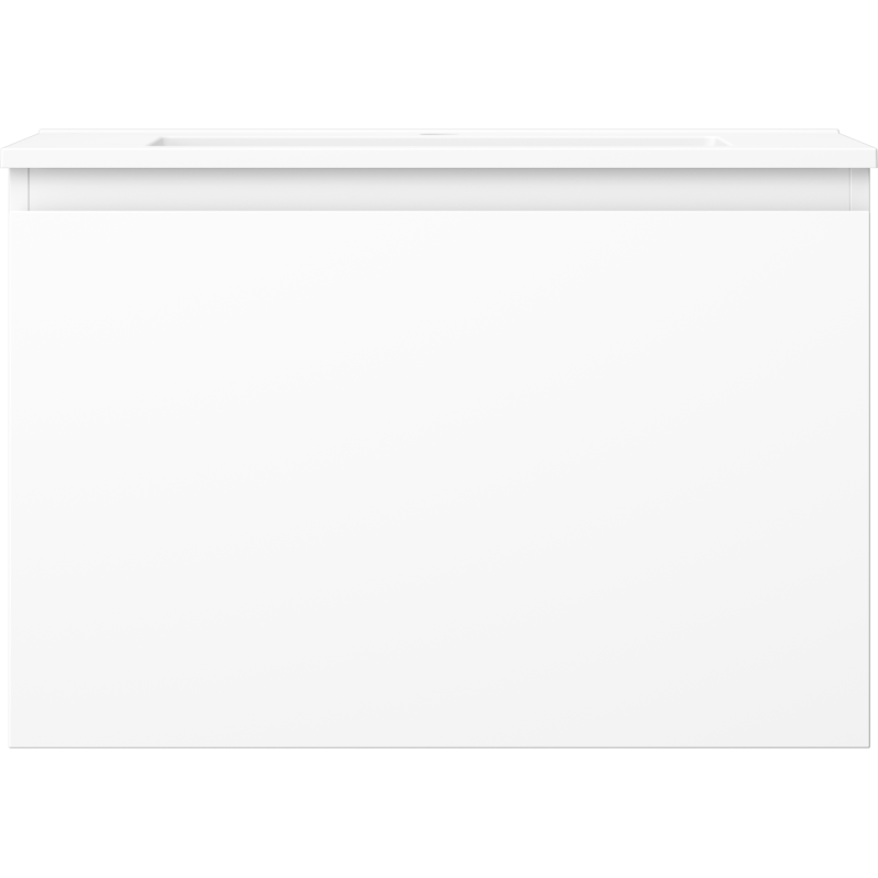 Mexen Orio bathroom cabinet 70 cm with Otis sink, 1 drawer, white matte - 91A10-07047-1-BF01-W18M01