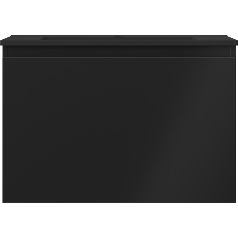 Mexen Orio mobile bagno 70 cm con lavabo Otis, 1 cassetto, nero opaco - 91A10-07047-1-BF71-W18M71