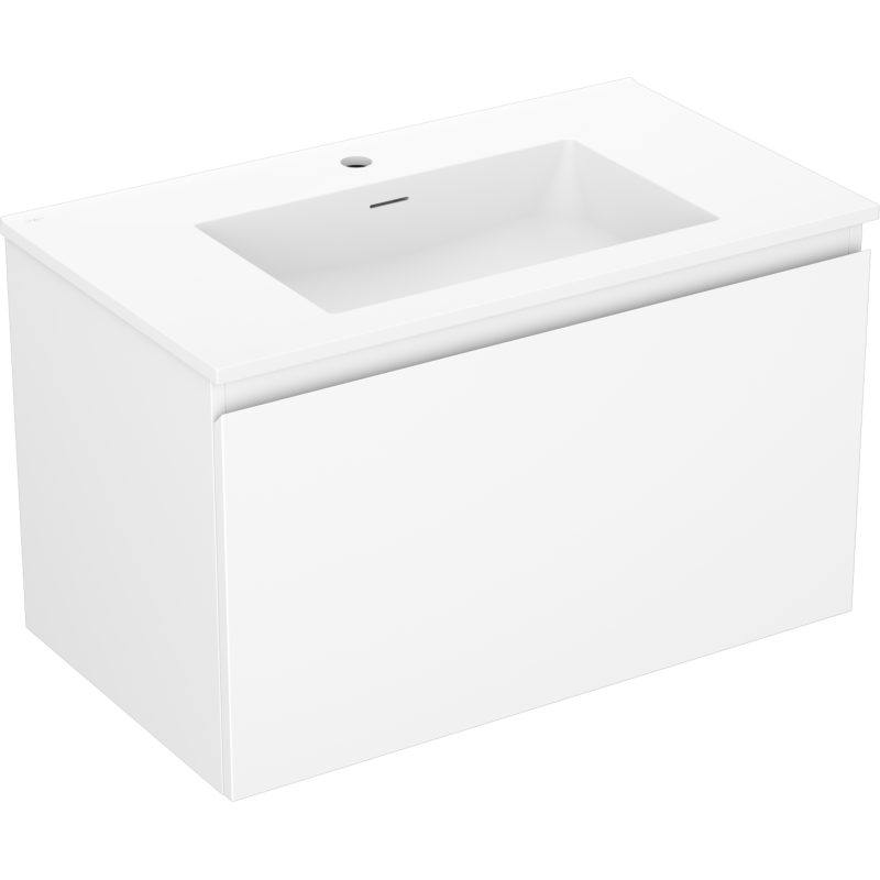 Mexen Orio mobile bagno 80 cm con lavandino Otis, 1 cassetto, bianco opaco - 91A10-08047-1-BF01-W18M01