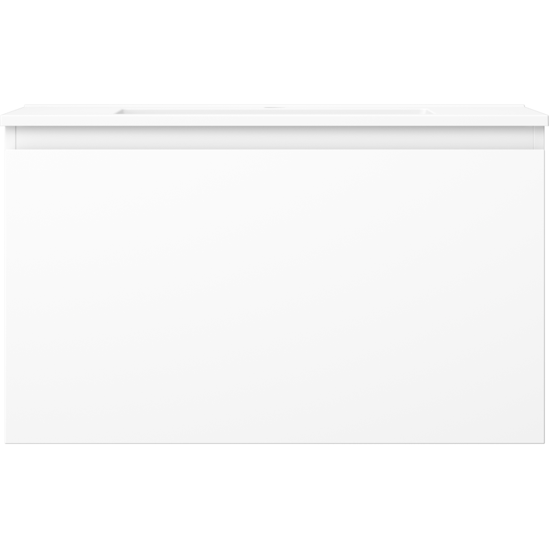 Mexen Orio badkamerkast 80 cm met wastafel Otis, 1 lade, wit mat - 91A10-08047-1-BF01-W18M01