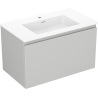 Mexen Orio meuble de salle de bains 80 cm avec lavabo Otis, 1 tiroir, gris mat/blanc mat - 91A10-08047-1-BF62-W18M01