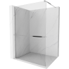 Mexen Kioto+ panel de ducha con estante Walk-in 120 x 200 cm, transparente, cromo - 800-120-121-01-00