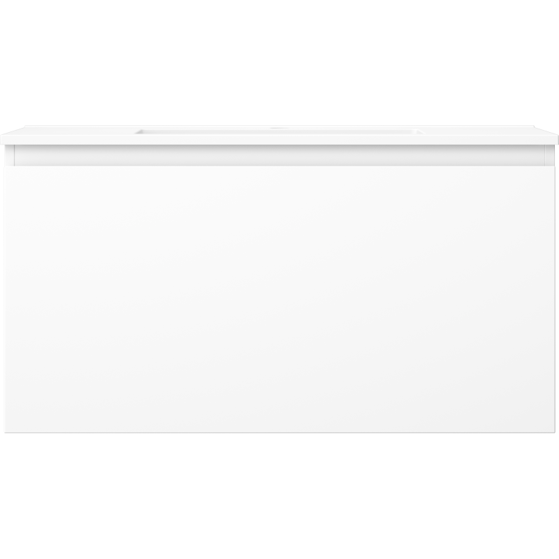 Mexen Orio badkamerkast 90 cm met wastafel Otis, 1 lade, wit mat - 91A10-09047-1-BF01-W18M01