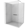 Mexen Kioto+ Duschwand mit Regal Walk-in 130 x 200 cm, transparent, Chrom - 800-130-121-01-00
