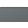 Mexen Orio Badezimmerunterschrank 90 cm mit Waschbecken Otis, 1 Schublade, Graphit matt/Weiß matt - 91A10-09047-1-BF66-W18M01