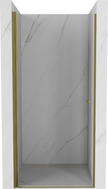 Mexen Pretoria hinged shower door 80 cm, transparent, gold - 852-080-000-50-00
