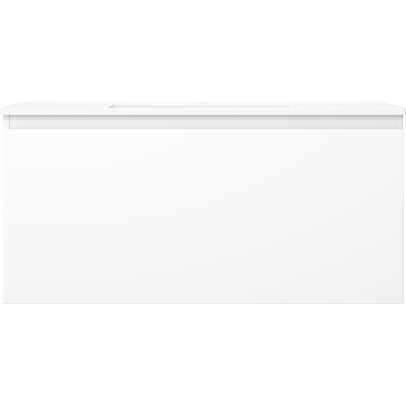 Mexen Orio mobiletto da bagno 100 cm con lavabo Otis, 1 cassetto, bianco opaco - 91A10-10047-1-BF01-W18M01