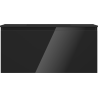 Mexen Orio Badeschrank 100 cm mit Waschbecken Otis, 1 Schublade, schwarz glänzend/schwarz matt - 91A10-10047-1-BF70-W18M71