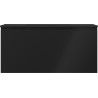 Mexen Orio Badezimmerschrank 100 cm mit Waschbecken Otis, 1 Schublade, schwarz matt - 91A10-10047-1-BF71-W18M71