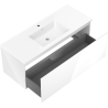 Mexen Orio meuble de salle de bain 120 cm avec lavabo Otis, 1 tiroir, blanc brillant - 91A10-12047-1-BF00-W18M00