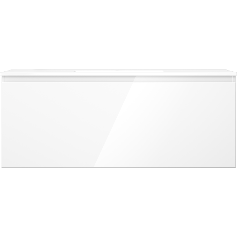 Mexen Orio meuble de salle de bain 120 cm avec lavabo Otis, 1 tiroir, blanc brillant - 91A10-12047-1-BF00-W18M00