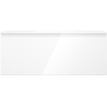 Mexen Orio Badezimmerschrank 120 cm mit Waschbecken Otis, 1 Schublade, weiß glänzend - 91A10-12047-1-BF00-W18M00