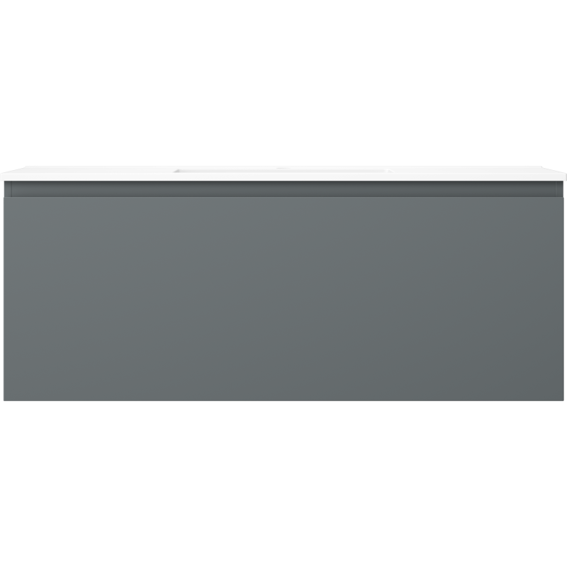 Mexen Orio armoire de salle de bain 120 cm avec lavabo Otis, 1 tiroir, graphite mat/blanc mat - 91A10-12047-1-BF66-W18M01