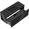Mexen Orio mobile da bagno 120 cm con lavabo Otis, 1 cassetto, nero lucido/nero opaco - 91A10-12047-1-BF70-W18M71