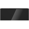 Mexen Orio mobile bagno 120 cm con lavabo Otis, 1 cassetto, nero lucido/nero opaco - 91A10-12047-1-BF70-W18M71