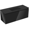 Mexen Orio armario de baño 120 cm con lavabo Otis, 1 cajón, negro brillo/negro mate - 91A10-12047-1-BF70-W18M71