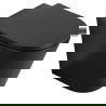 Mexen Rico stoeend WC Mësch Rimfrei mat lues klappendem Deckel slim, duroplast, schwaarz matt - 32724085