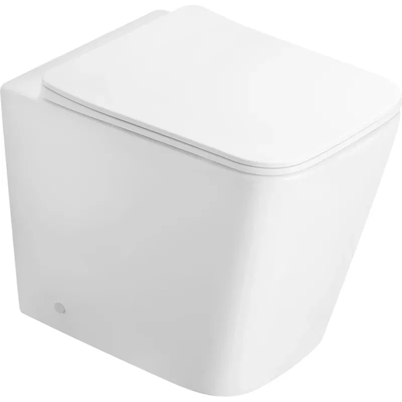 Mexen Cube WC a pavimento senza brida con sedile a chiusura rallentata slim, duroplast, bianco lucido - 32924000