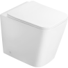 Mexen Cube WC-pott Rimless, aeglaselt sulguva Slim duroplastist prill-lauaga, valge läikiv - 32924000