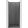 Mexen Pretoria 70 cm Hinged Shower Door, Graphite, Chrome - 852-070-000-01-40