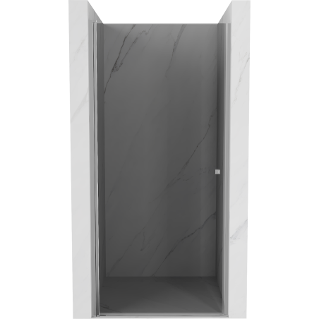 Mexen Pretoria puerta de ducha abatible 90 cm, grafito, cromo - 852-090-000-01-40