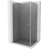 Mexen Pretoria cabine de douche pivotante 70 x 110 cm, graphite, chrome - 852-070-110-01-40
