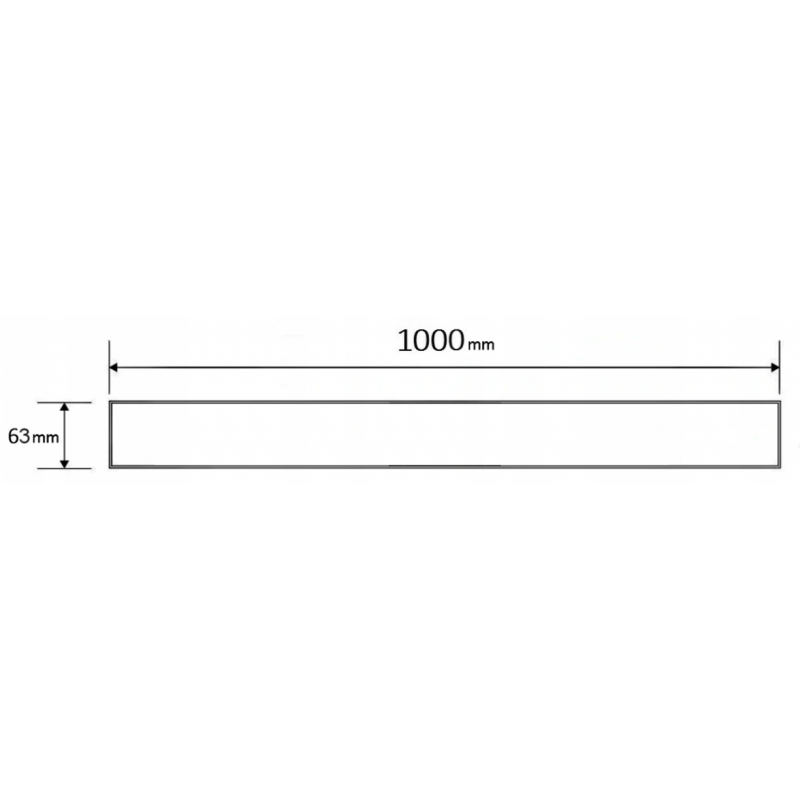 Mexen Flat M12 maskownica do odpływu liniowego 100 cm, złota szczotkowana - 1A21100