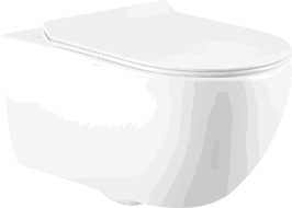 Mexen Carmen 2.0 WC školjka Rimless s daskom sa sporim zatvaranjem slim, duroplast, bijeli sjaj - 3088L4000