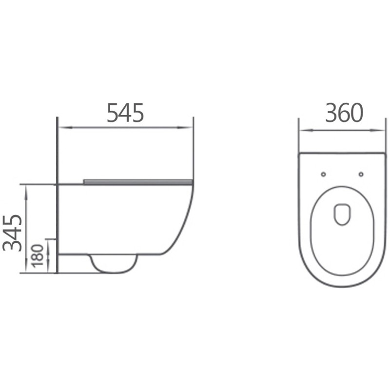 Mexen Carmen 2.0 WC školjka Rimless s daskom sa sporim zatvaranjem slim, duroplast, bijeli sjaj - 3088L4000