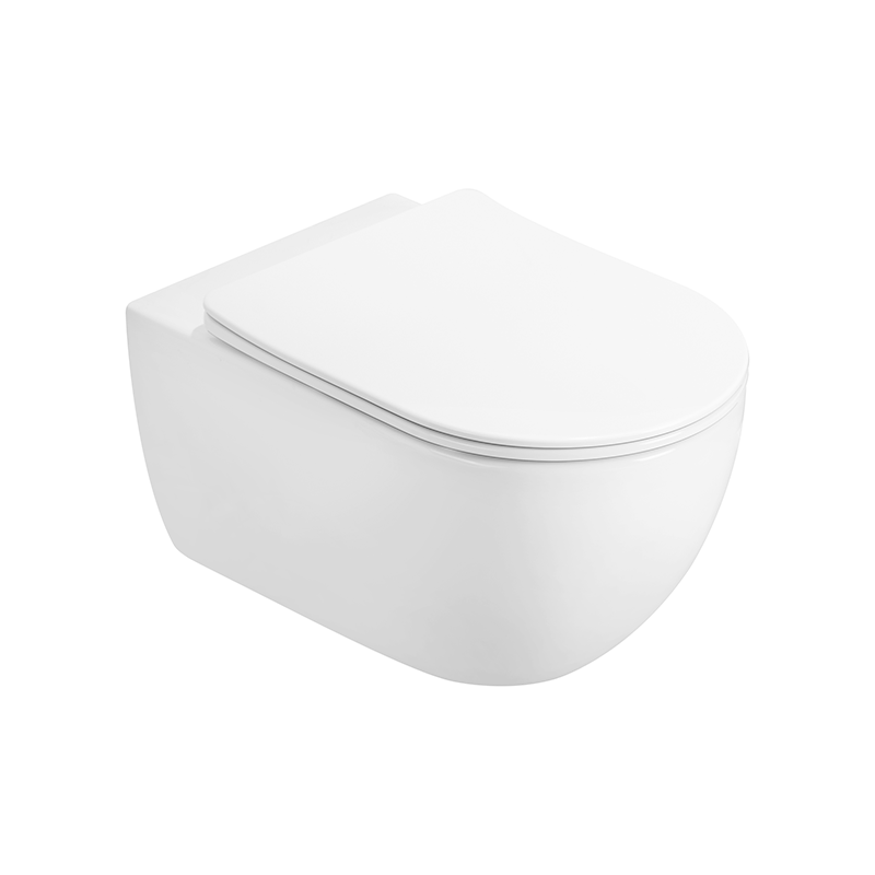 Mexen Carmen WC-Schüssel Rimless Tornado mit Slim-Absenkautomatik, Duroplast, weiß glänzend - 3088L4000T