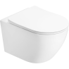 Mexen Lena 2.0 miska wc Rimless z deską wolnoopadającą slim, duroplast, biała połysk - 3022L4000