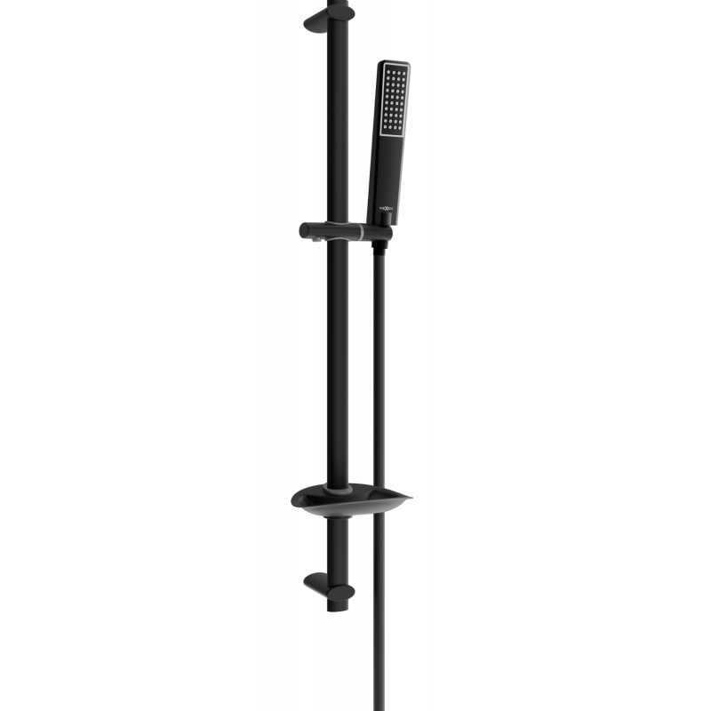 Mexen DB72 conjunto de ducha deslizante, negro - 785724584-70