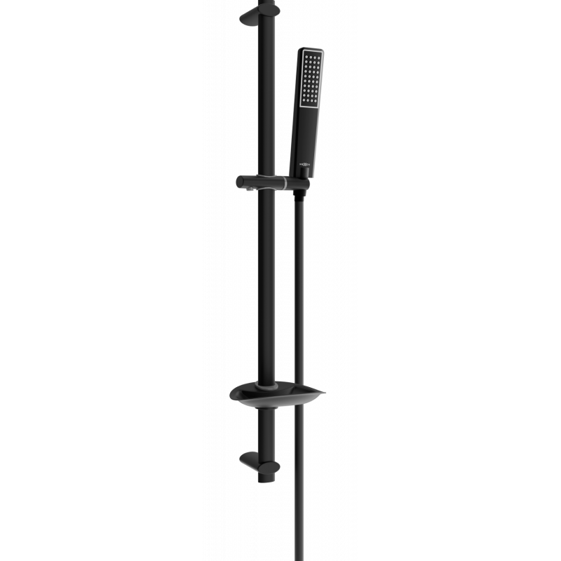 Mexen DB72 Schiebbares Duschset, schwarz - 785724584-70